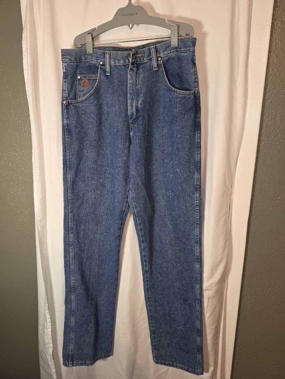 Vintage Wrangler 20X No. 22 Original Fit Jeans 32x34 Blue Denim